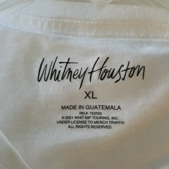 Whitney Houston tshirt - Picture 3 of 3